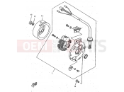 YAMAHA BWS BUMP CW50RSX 1998 GENERATOR