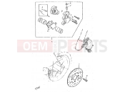 YAMAHA CW50RSP (4WK5) 1998 VORDERRAD BREMSSATTEL