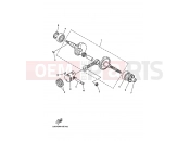 YAMAHA YN50 OVETTO (5ADB) 1998 CRANKSHAFT. PISTON