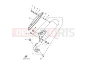 YAMAHA YN50 OVETTO (5ADB) 1998 EXHAUST