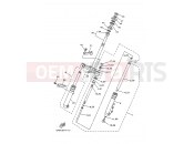 YAMAHA YN50 OVETTO (5ADB) 1998 FRONT FORK