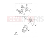 YAMAHA YN50 OVETTO (5ADB) 1998 FRONT BRAKE CALIPER