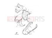 YAMAHA YN50 OVETTO (5ADB) 1998 LEG SHIELD