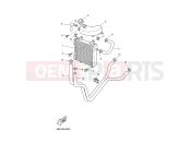 YAMAHA YQ50 NITRO (5DR4) 1998 RADIATOR HOSE
