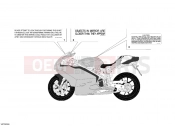 DUCATI 2004 Superbike 749 R WARNING LABELS USA » UNCLASSIFIED
