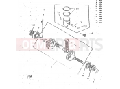 YAMAHA CW50RS BW'S NEXT GENERATION (4YA2) 1997 CRANKSHAFT & PISTON