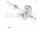 YAMAHA CW50RS BW'S NEXT GENERATION (4YA2) 1997 FRONT WHEEL