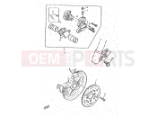 YAMAHA CW50RS BW'S NEXT GENERATION (4YA2) 1997 FRONT BRAKE CALIPER
