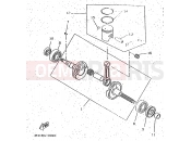 YAMAHA CW50 BW'S (4VVB) 1997 CRANKSHAFT & PISTON