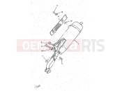YAMAHA CW50 BW'S (4VVB) 1997 EXHAUST