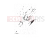YAMAHA CW50 BW'S (4VVB) 1997 SIDE COVER