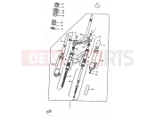 YAMAHA CW50RSX (5CD1) 1997 FRONT FORK
