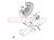 YAMAHA CW50RSX (5CD1) 1997 REAR WHEEL