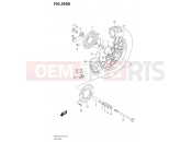 SUZUKI RM85L M0 (2020) (P19,RD17C0L) 550A - REAR WHEEL