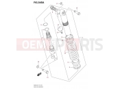SUZUKI RM85L M0 (2020) (P19,RD17C0L) 545A - REAR SHOCK ABSORBER