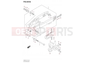 SUZUKI RM85L M0 (2020) (P19,RD17C0L) 541A - REAR SWINGINGARM