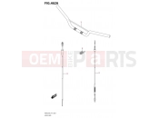 SUZUKI RM85L M0 (2020) (P19,RD17C0L) 462A - HANDLEBAR