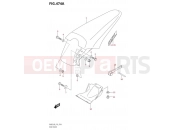 SUZUKI RM85L M0 (2020) (P19,RD17C0L) 474A - REAR FENDER