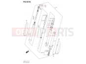 SUZUKI RM85L M0 (2020) (P19,RD17C0L) 521A - FRONT FORK DAMPER
