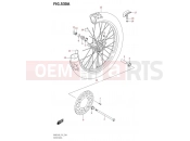 SUZUKI RM85L M0 (2020) (P19,RD17C0L) 530A - FRONT WHEEL