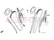 HONDA PC800 Pacific Coast 1996 E-4 CAM CHAIN/TENSIONER