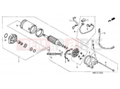 HONDA PC800 Pacific Coast 1996 E-11 STARTING MOTOR