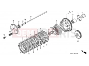 HONDA PC800 Pacific Coast 1996 E-7 CLUTCH