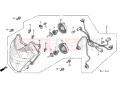 HONDA FJS600D5 ED SILVER WING 2005 F-1 HEADLIGHT