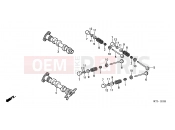 HONDA FJS600D5 ED SILVER WING 2005 E-3 CAMSHAFT/VALVE