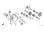 HONDA FJS600D5 ED SILVER WING 2005 E-15 TRANSMISSION