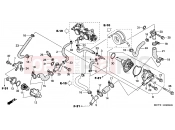 HONDA FJS600D5 ED SILVER WING 2005 E-6 WATER PUMP