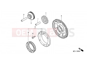 HONDA FJS600D5 ED SILVER WING 2005 E-8 STARTING CLUTCH
