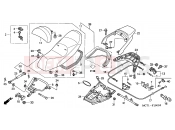 HONDA FJS600D5 ED SILVER WING 2005 F-19 SEAT