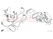 HONDA FJS600D5 ED SILVER WING 2005 F-21 BATTERY