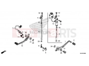 HONDA CBR1000STL CBR1000ST Fireblade 2020 F-29 PEDAL
