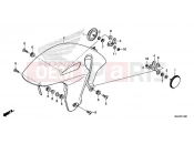 HONDA CBR1000STL CBR1000ST Fireblade 2020 F-10 FRONT FENDER