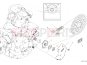 DUCATI 2021 HYPERMOTARD 950 RVE FRONT SPROCKET - CHAIN [MOD:HYM RVE]