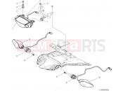 DUCATI Scrambler 1100 Dark Pro TAILLIGHT [MOD:SCR11DRK;XST:EUR,ROK]