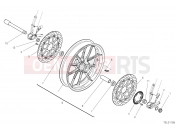 DUCATI Scrambler 1100 Dark Pro FRONT WHEEL [MOD:SCR11DRK]