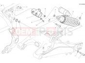 DUCATI Scrambler Desert Sled REAR SHOCK ABSORBER [MOD:SCR800DS]