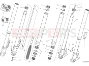 DUCATI 2021 Scrambler Icon Dark FRONT FORK [MOD:SCR800DK]