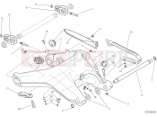 DUCATI 2021 Scrambler Icon Dark REAR SWINGING ARM [MOD:SCR800DK]