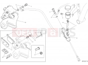 DUCATI 2021 Scrambler Icon Dark REAR BRAKE SYSTEM [MOD:SCR800DK]