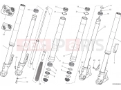 DUCATI Scrambler Icon Dark FRONT FORK