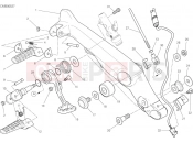 DUCATI Scrambler Icon Dark FOOTRESTS, RIGHT