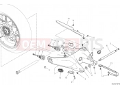 DUCATI 2020 Scrambler 1100 Pro REAR SWINGING ARM [MOD:SCR11DRK]