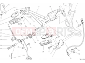 DUCATI Scrambler 1100 Special FOOTRESTS, RIGHT [MOD:SCR11SPE]