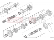 DUCATI Scrambler Cafe Racer GEAR BOX [MOD:SCR800CR]