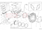 DUCATI 2016 Scrambler Full Throttle CYLINDERS - PISTONS [MOD:SCR800FT]