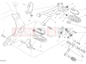 DUCATI Scrambler Full Throttle FOOTRESTS, LEFT [MOD:SCR800FT]